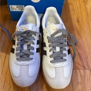 SAMBA OG - white/dbrown/gum4 SIZE 6